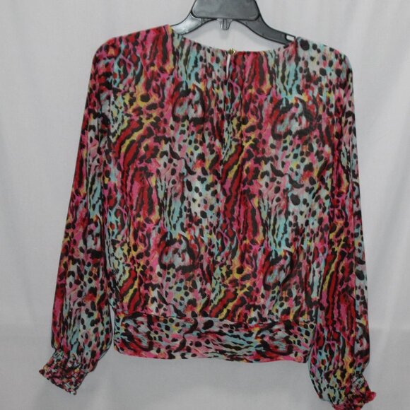 Marc New York Multi-Color Leopard Print Top - Picture 13 of 13